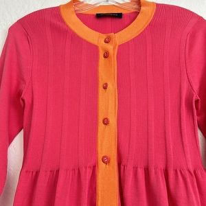 Piazza sempione luxury fine cotton  beautifully detailed sweater French size 40